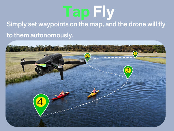 Drone with 1080P Camera Screen Remote Control,RGB LED Light FPV Drone Quadcopter,Headless Mode Altitude Hold Optical Flow Positioning,One Key Start/Land Foldable,3 Speed Modes