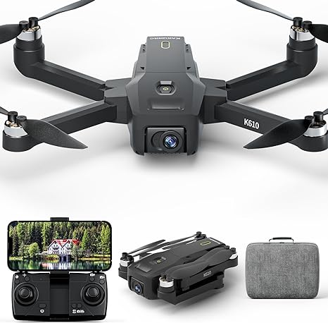 K610 GPS Drone with Camera for adults 4K SONY IMX Camera SD card 4k drones for Adults,AIdrone Auto Return Home,Under 250g,GPS drones for beginners brushless drone 4k,RC drone fpv Follow Me long range